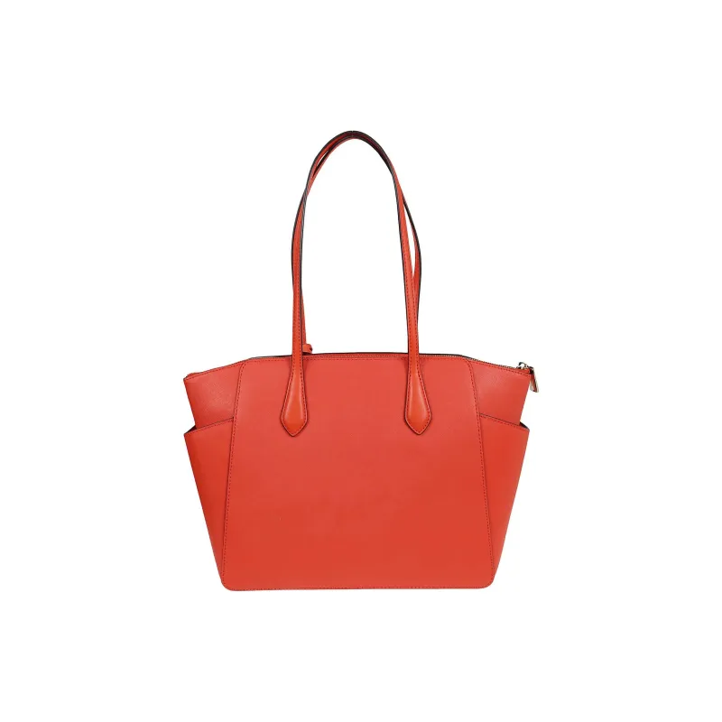 MICHAEL KORS MARILYN Calfskin Tote Bag Shopping Bag Shoulder Bag Handbag Medium Size Women's Orange-1