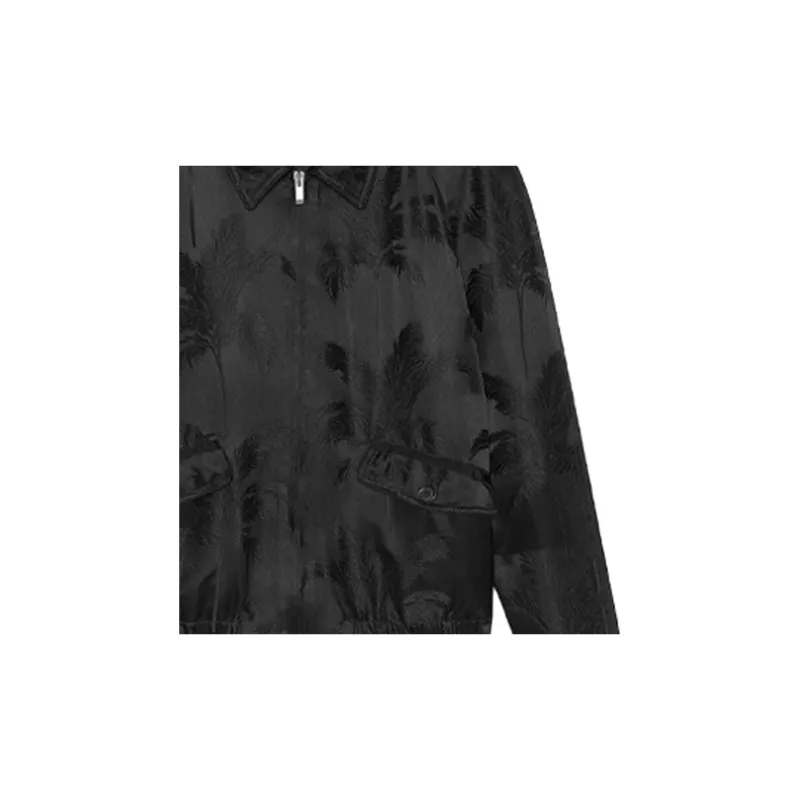 SAINT LAURENT Palm Tree Embroidered Jacket-5