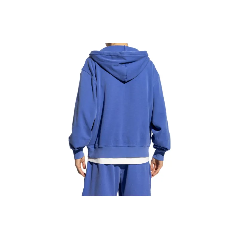 Burberry Ekd Patch Zip Up Drawstring Hoodie-3