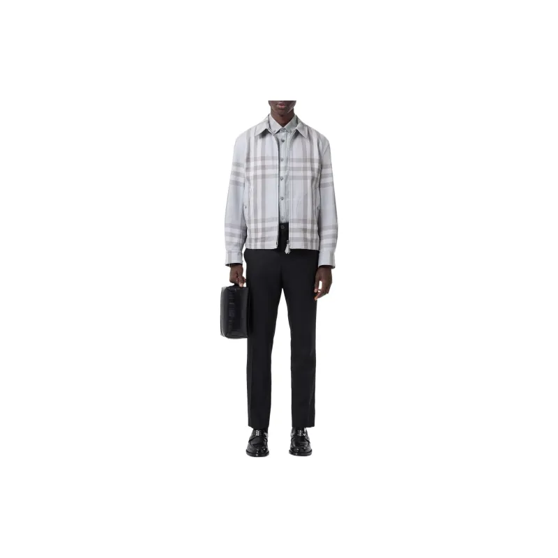 Burberry FW22 Jackets Coats Men's Gray-1