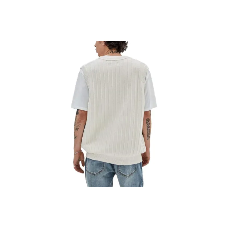 GUESS Vests Men White OFWT-3
