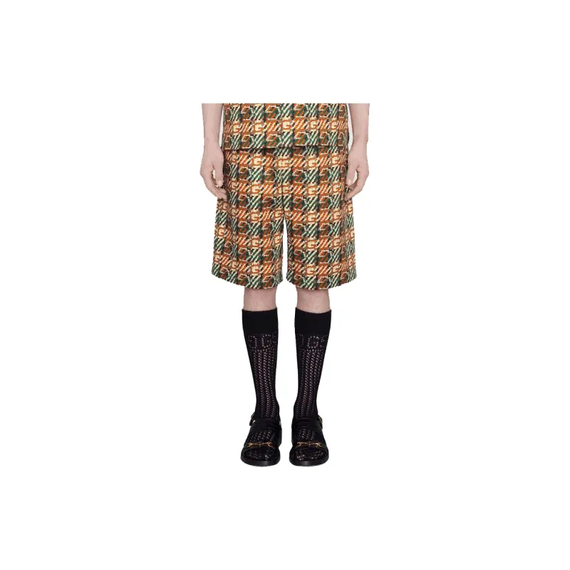 GUCCI Casual Shorts Men Yellow-3