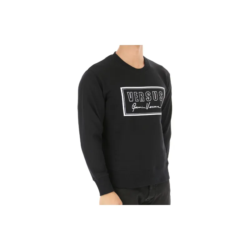 VERSUS Sweatshirts Men Black-5