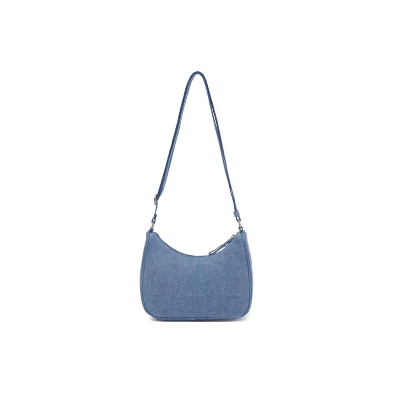 Levi's Denim Crossbody Bag, Shoulder Bag Medium Size Women's Light Blue-1