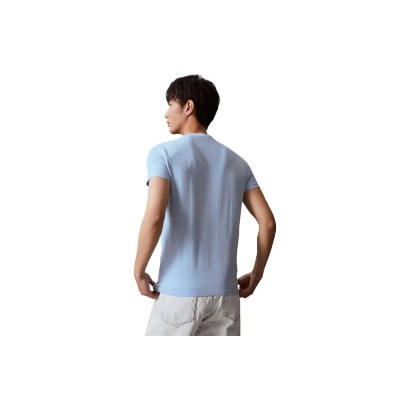 CALVIN KLEIN T Shirt Unisex Light Blue-3