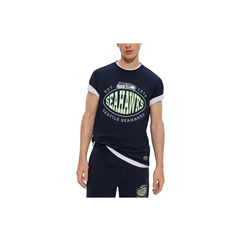 HUGO BOSS T Shirts Men Navy Blue-2
