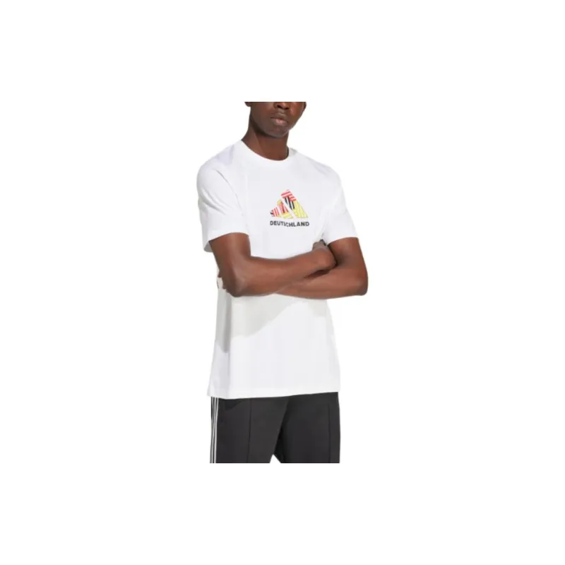 Adidas Germany T-Shirts Men White-1