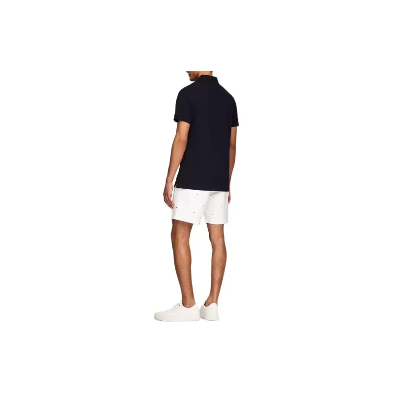 Tommy Hilfiger Slim Fit Tommy Polo Shirt Men's Black-2