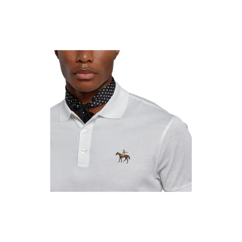 Ralph Lauren Purple Label Polo Shirt Men's Classic White-5