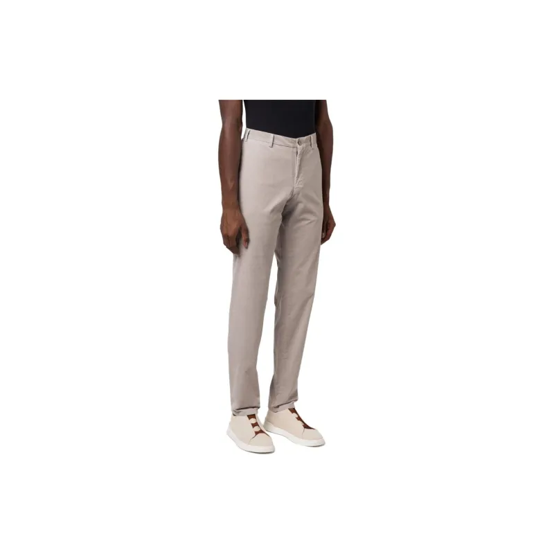 Canali Suit Trousers Men Gray-3