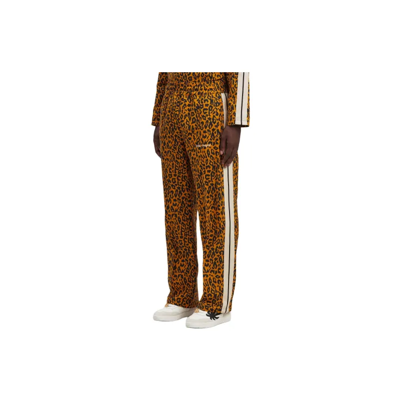 PALM ANGELS Cheetah Printed Straight Leg Track Pants-4