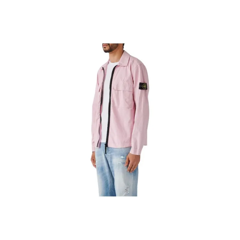 STONE ISLAND Compass appliqué Ripstop Overshirt-4