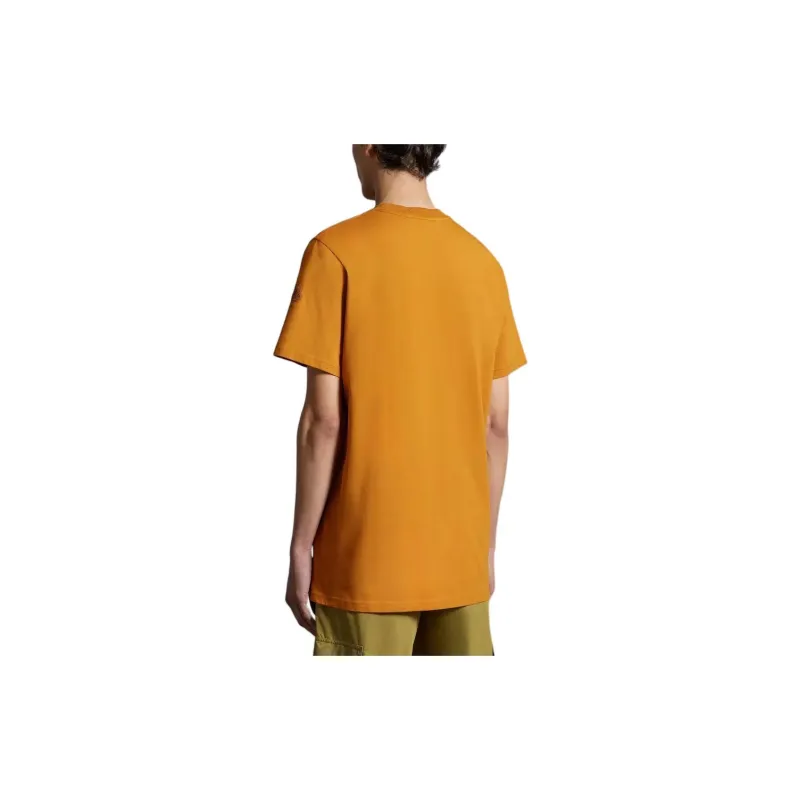 Moncler T Shirts Men Orange-2