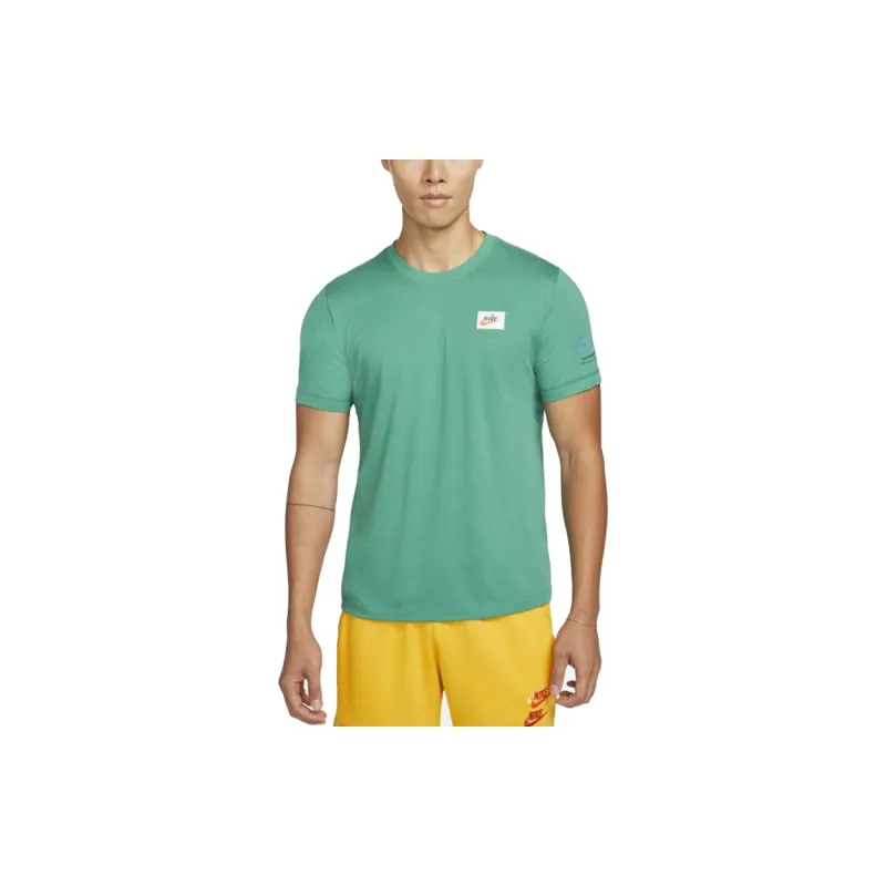 Nike T Shirts Men Light Green-2