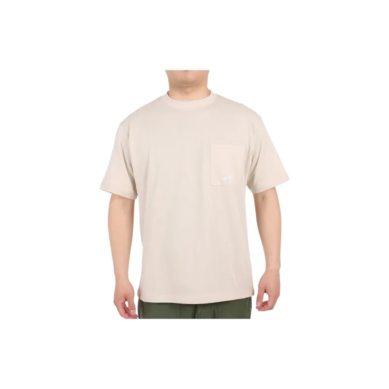 New Balance T Shirts Men Light Beige-2