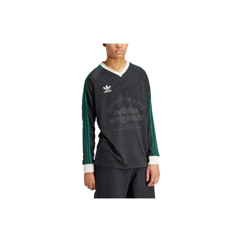 Adidas Trefoil-print Jersey T-shirt-1