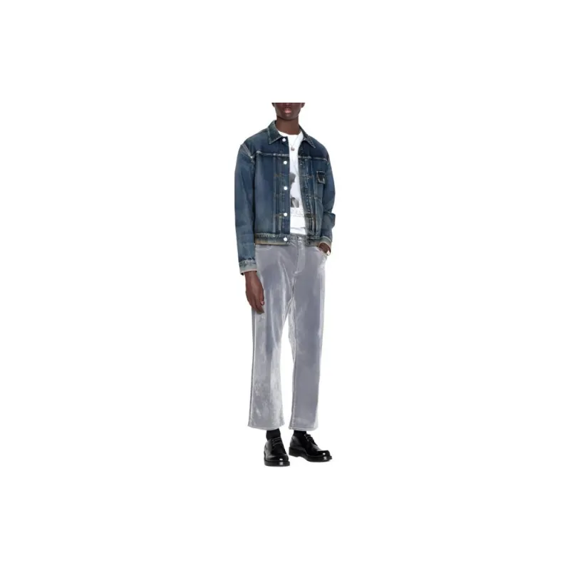 DIOR FW22 Denim Jacket Men's Blue-5