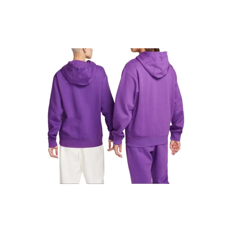 Nike SPORTSWEAR CLUB FLEECE EMBROIDERED HOODIE Sweatshirt Men's Purple-4