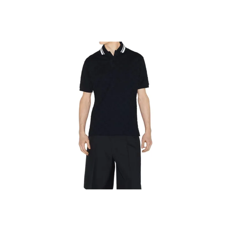 GUCCI Allover Gg Short-Sleeved Polo Shirt-1