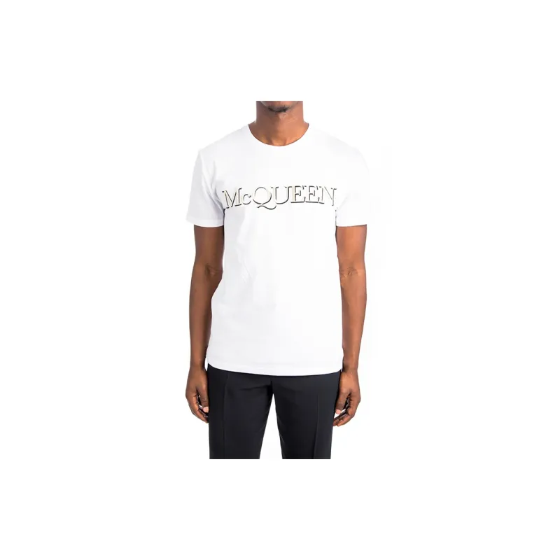 Alexander McQueen Logo print T shirt-3