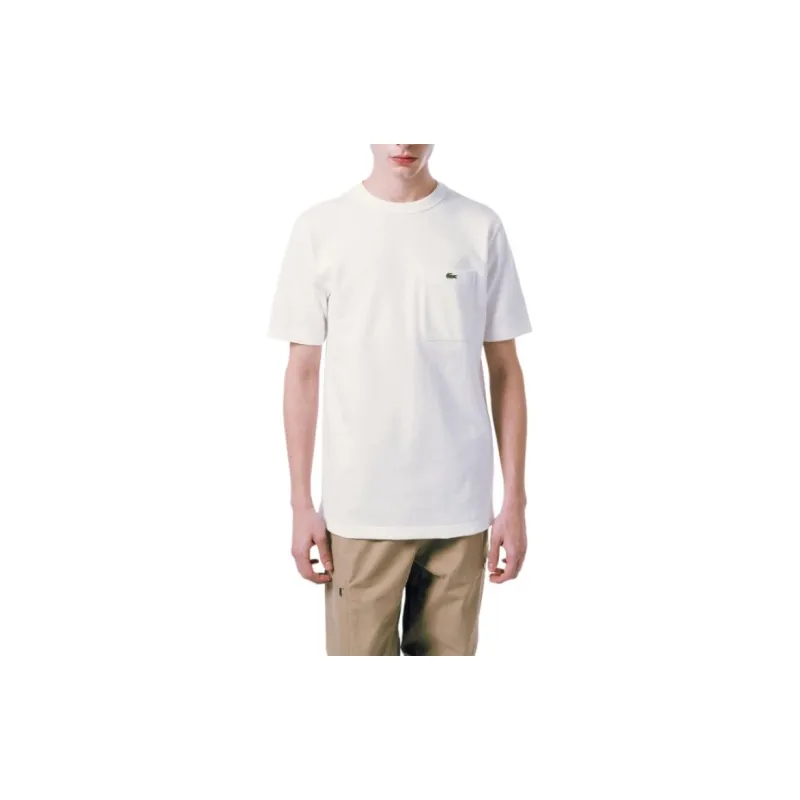LACOSTE T Shirts Men White-3