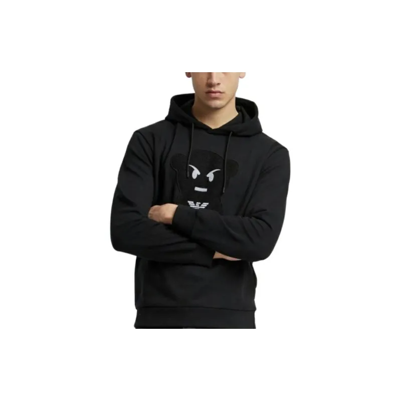 EMPORIO ARMANI SS23 Sweatshirt Men's Black-1