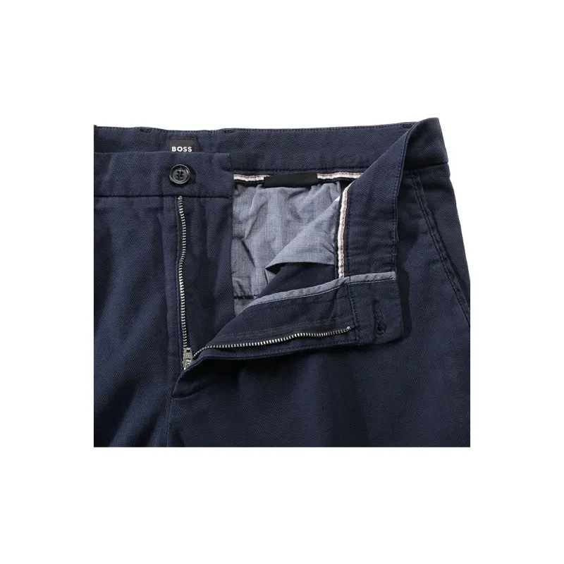 HUGO BOSS SS24 Casual Pants Men's Dark Blue-4