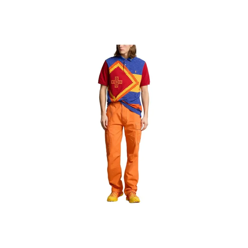 Polo Ralph Lauren Cargo Pants Unisex Bright Orange-1
