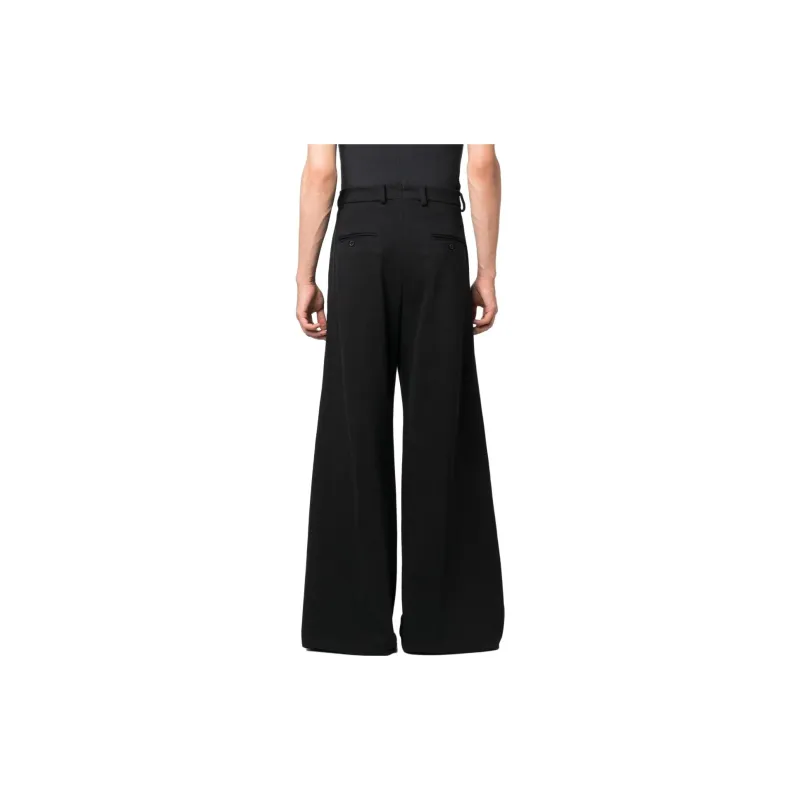 Vetements Wide Leg Molton Tailored Pants-2