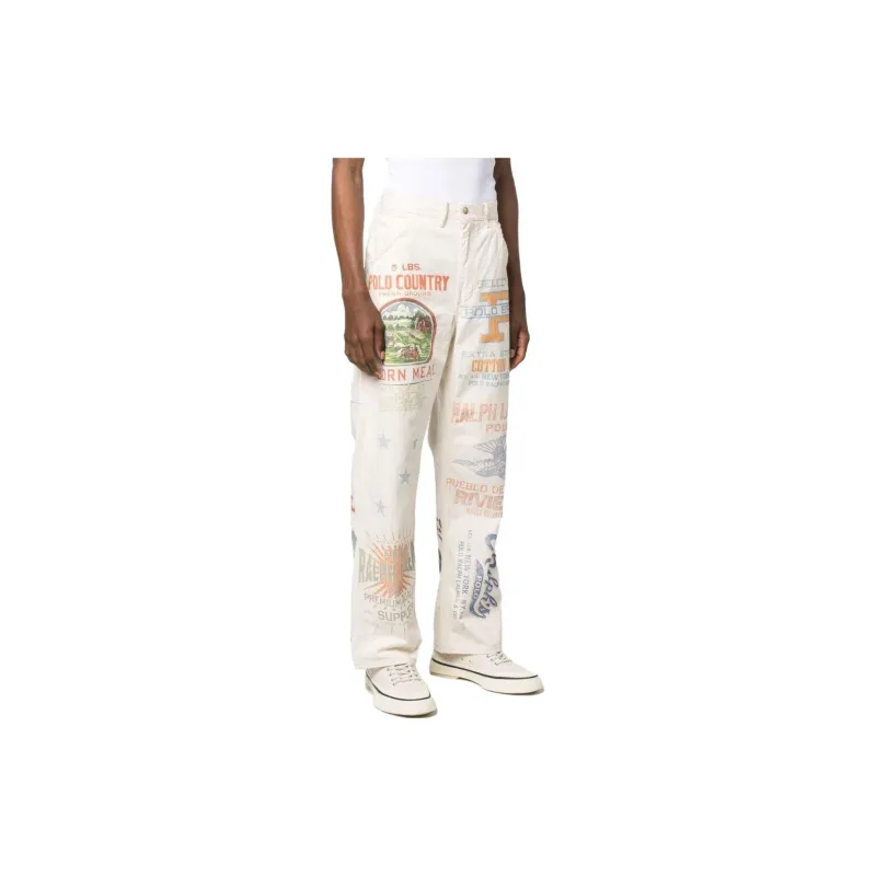 Polo Ralph Lauren SS23 Casual Pants Men's White-3