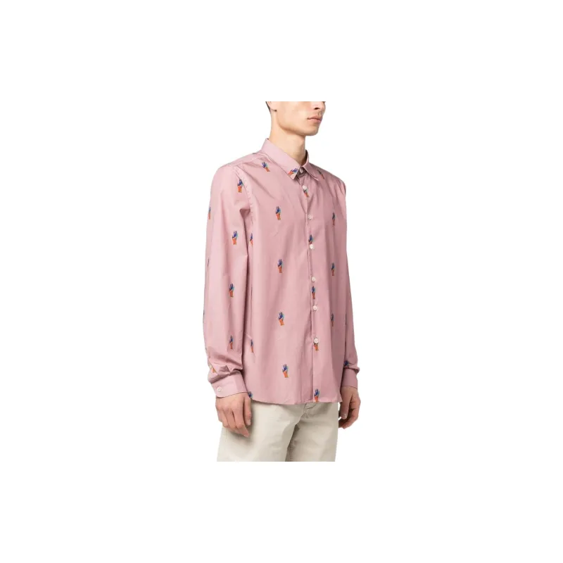 PS By Paul Smith Shirts Men Pink-3