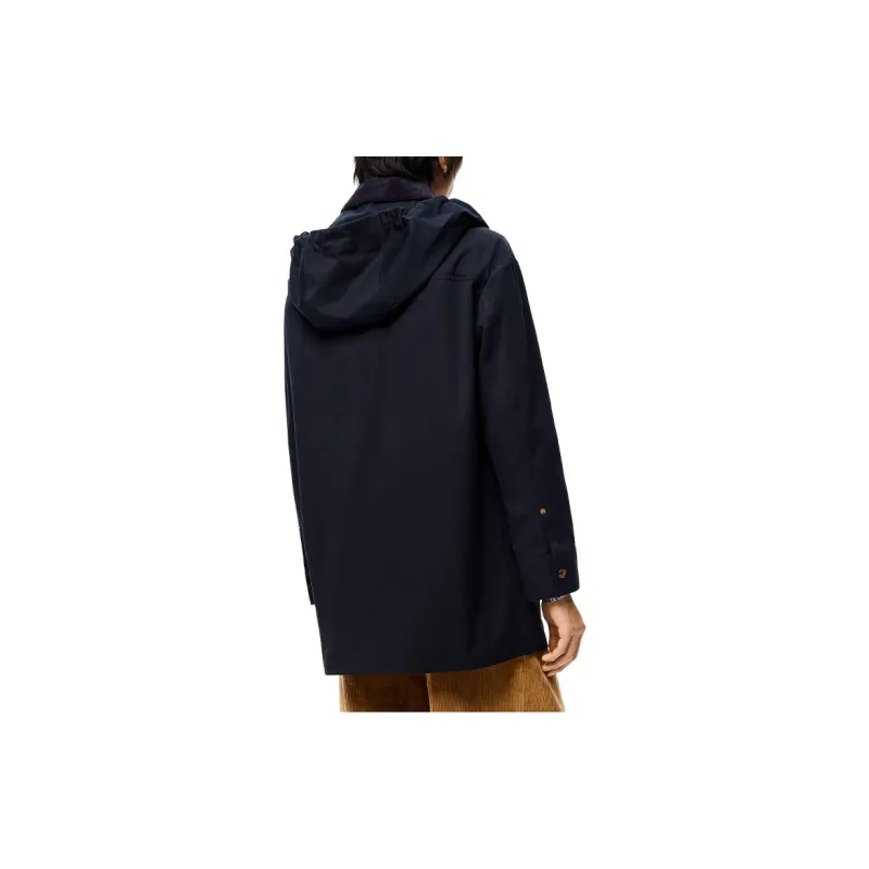 LOEWE FW21 Coats Men's Marine Blue-2