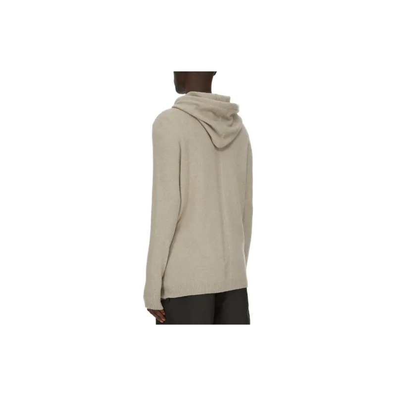RICK OWENS Recycled Cashmere Zipped Hoodie-1