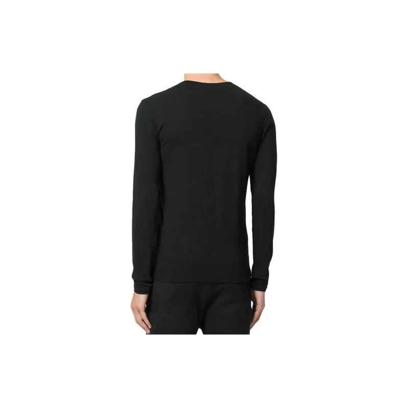 VERSACE Logo print Long sleeved T shirt-5