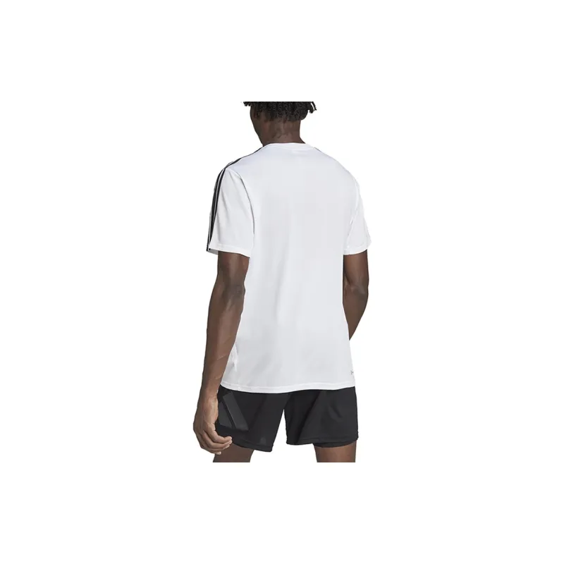 Adidas 3 Stripes T Shirt Men's White-2
