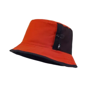 THE NORTH FACE Nylon Bucket Hats Unisex Orange Red
