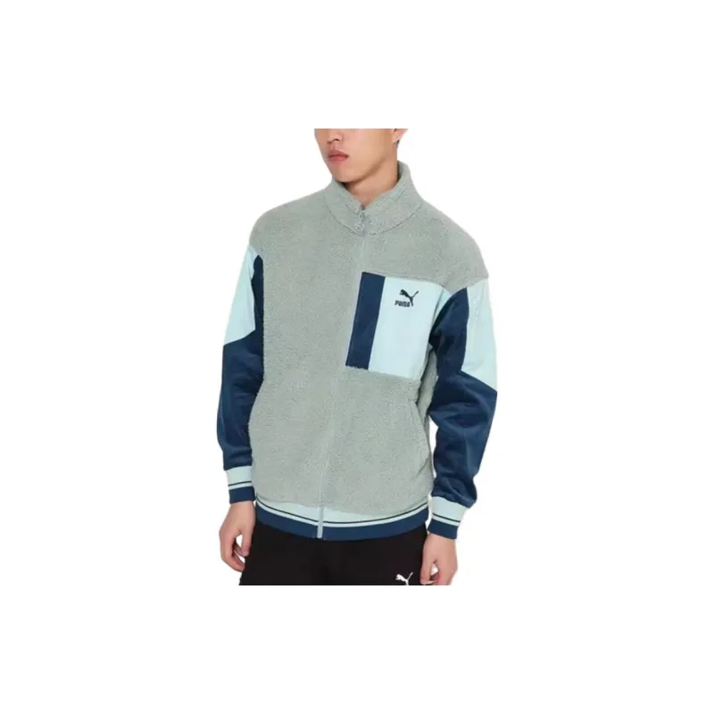 PUMA Velvet Jackets Men Emerald-2