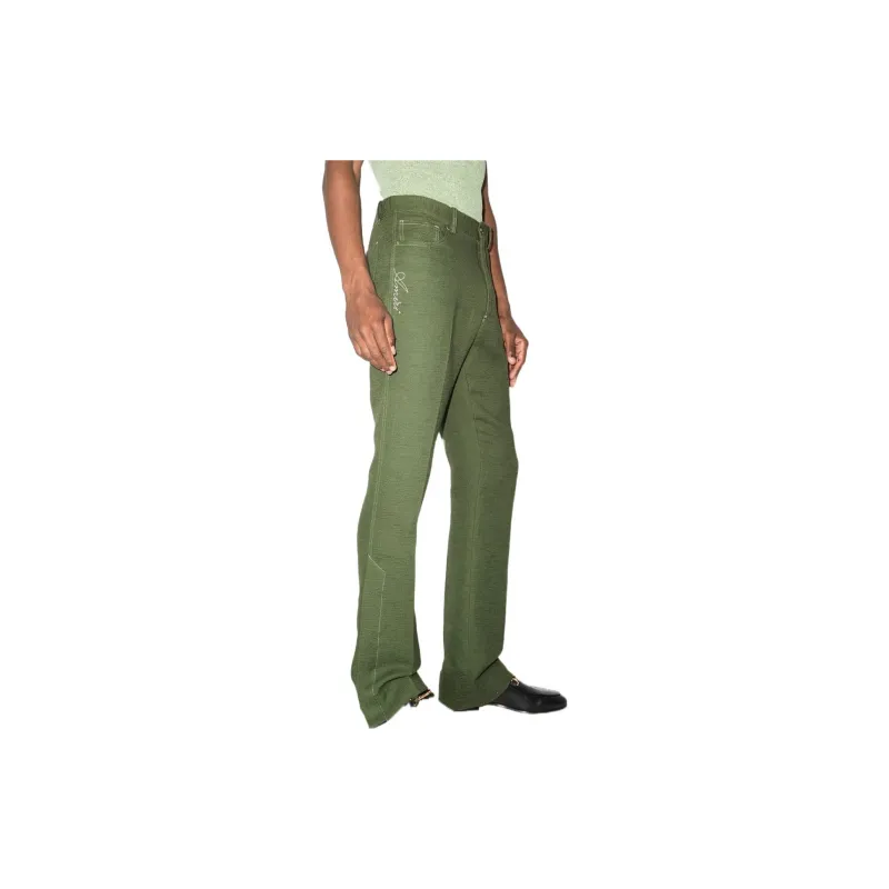 AMIRI Casual Pants Men Green-3