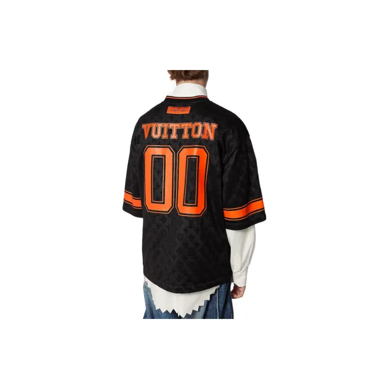 LOUIS VUITTON Monogram Sporty V Neck T shirt-3