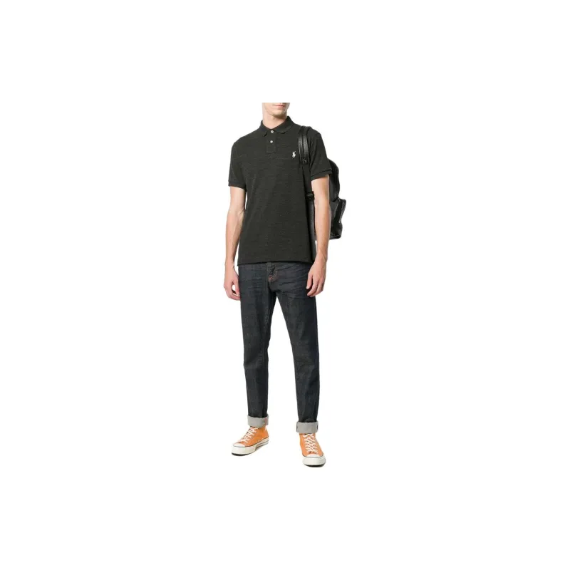 Polo Ralph Lauren Logo Embroidered Straight Hem Polo Shirt-2