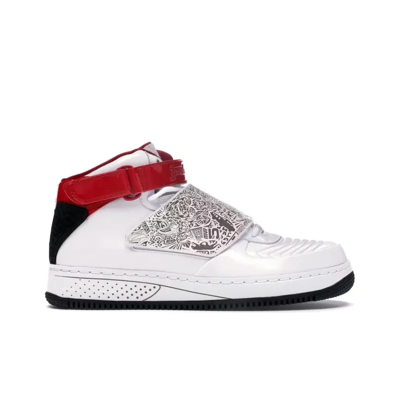 JORDAN Ajf 20 White Black Red-1