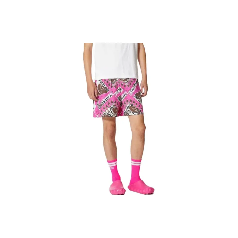 Valentino Casual Shorts Men Pink-2