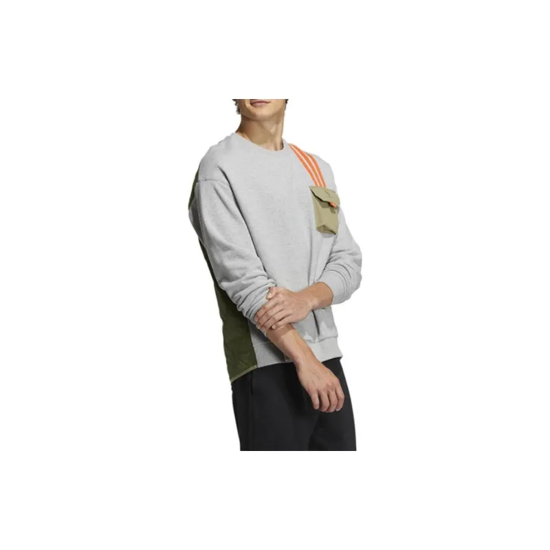 Adidas Neo Sweatshirts Men Gray-4