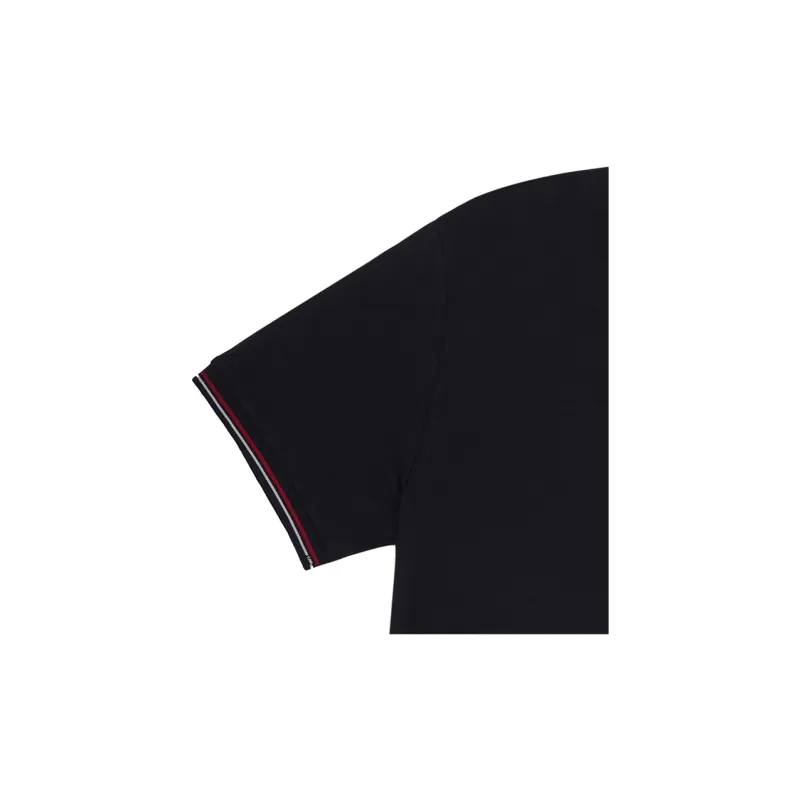 EMPORIO ARMANI Slim fit Stretch Piqué Polo Shirt With Micro Eagle-5