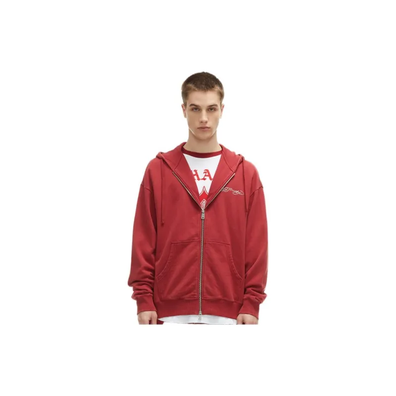 Ed Hardy Sweatshirts Unisex China Red E1OBM100-2