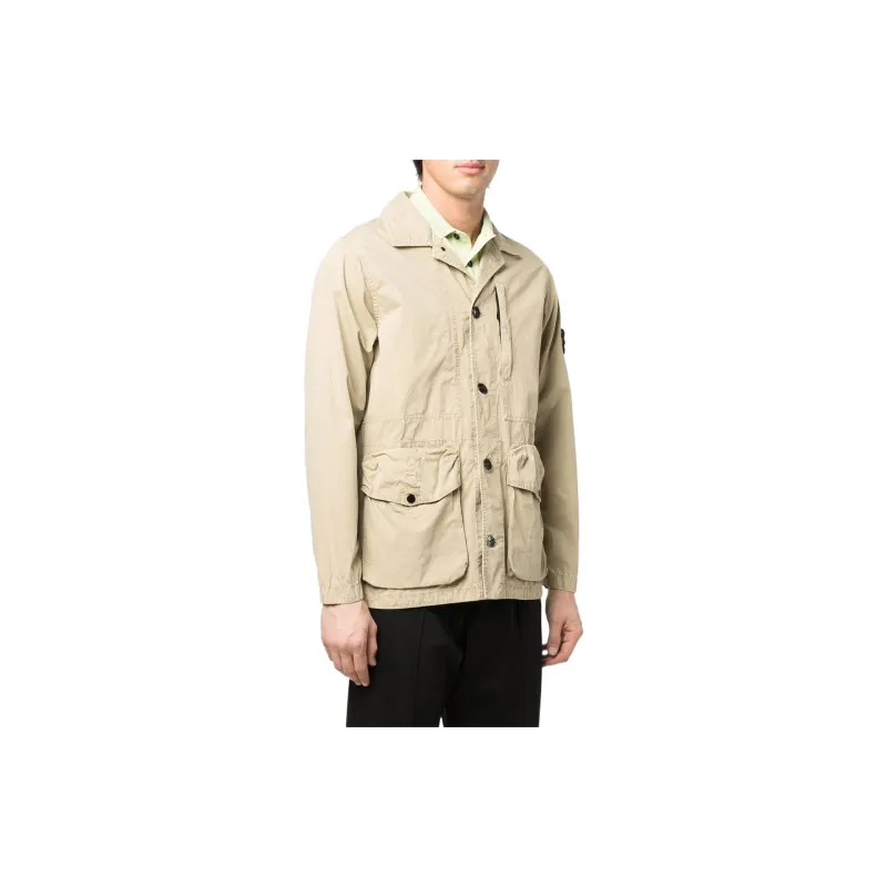 STONE ISLAND Jackets Men Khaki-1
