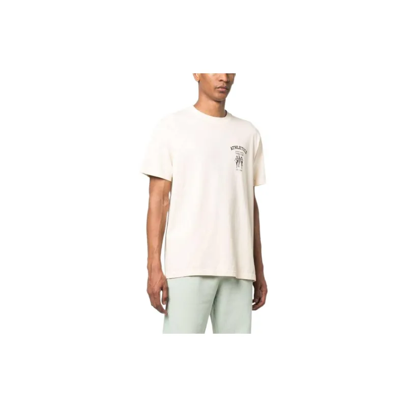 SPORTY & RICH Athletics Logo print T shirt-2