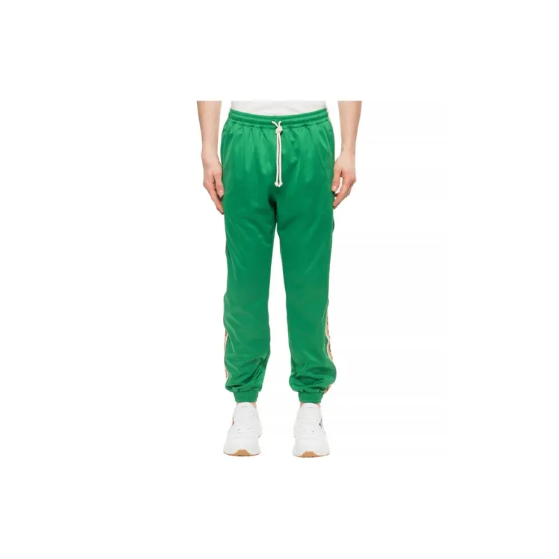 GUCCI Knitted Sweatpants Men Green-1