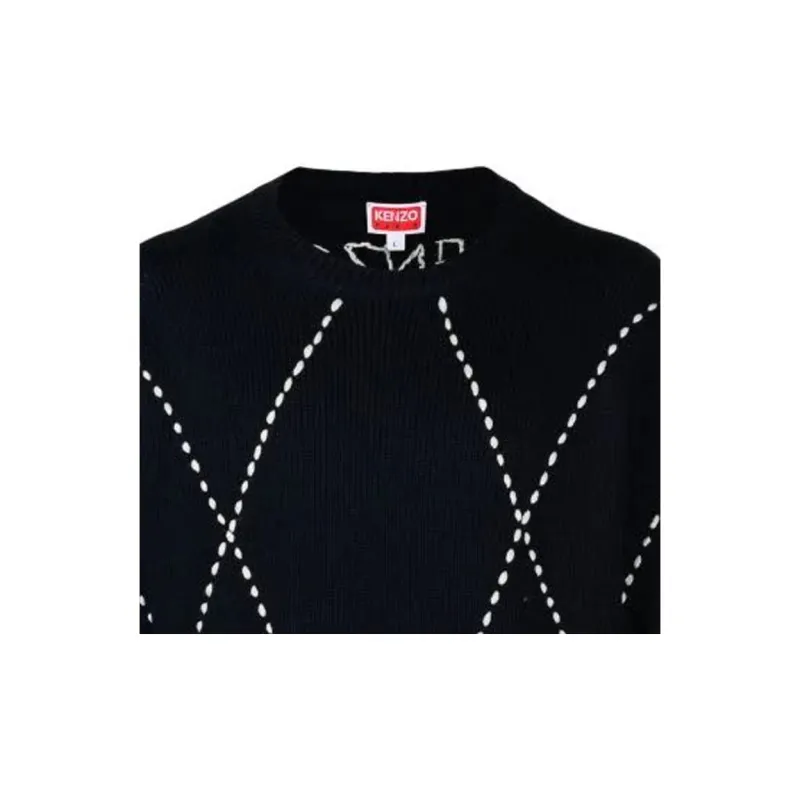 KENZO Sashiko Stitch Crew neck Jumper-4