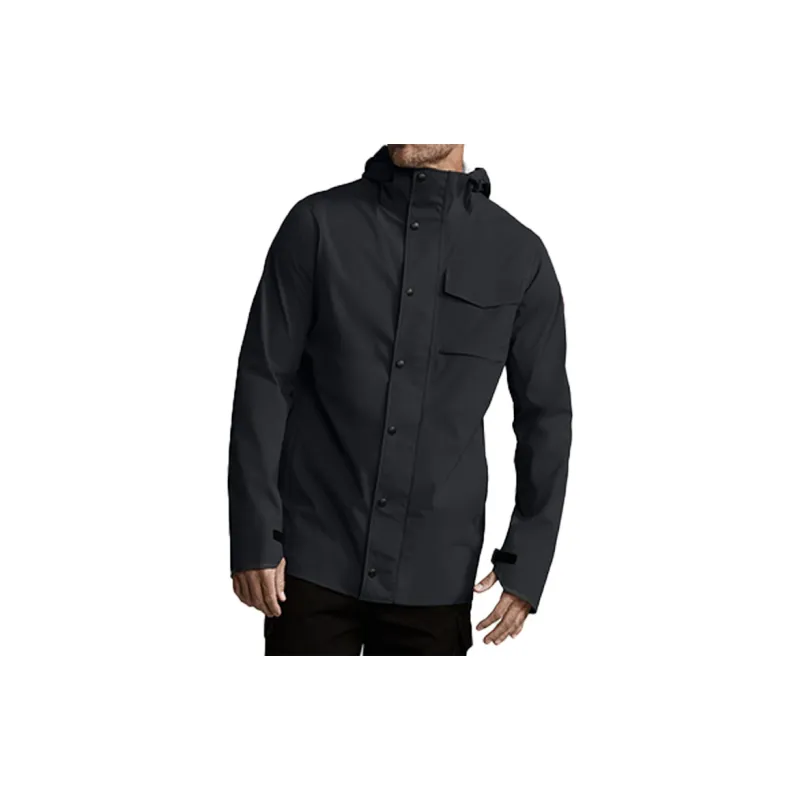 Canada Goose Nanaimo Series Water Resistant Windproof Breathable Windbreaker Jacket Men's Black-2